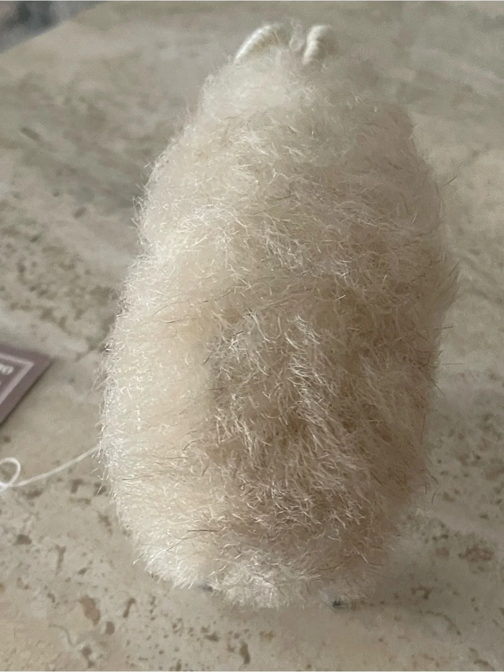 VINTAGE Sheep Soley Iceland Authentic Wool Figurine Iceland Souvenir Ram 5” Cute